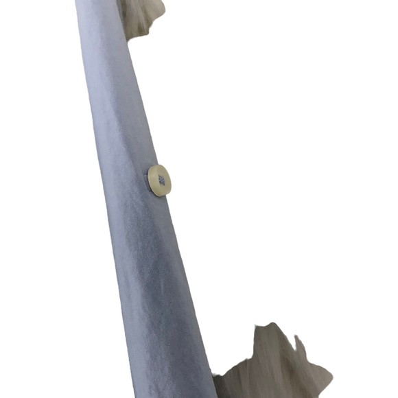 Zara Man Lightwash Blue Cotton Button Up Shirt w/Extra Buttons SZ Sm - Picture 6 of 7